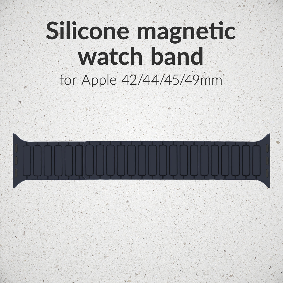 Mobilize Silicon Watch Band - Magnetic - For Apple 42/44/45/49Mm - Blue