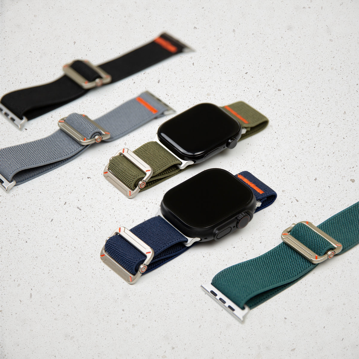 Mobilize Nylon Watch Band - Elastic - For Apple 38/40/41Mm - Grey