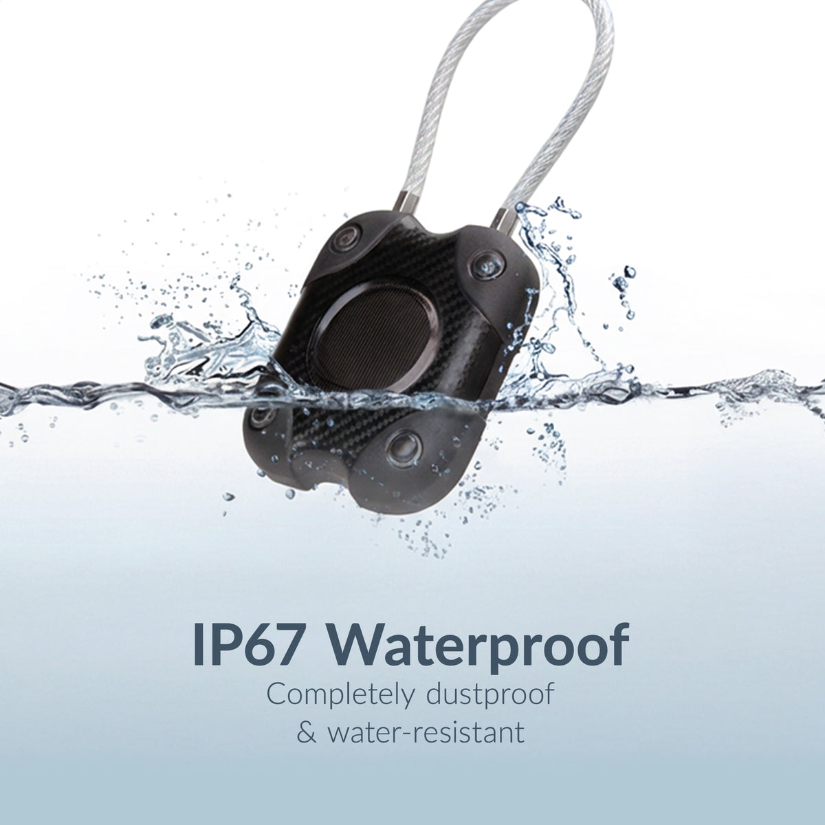 Beeep Onetag Apple Find My & Android Tracker - Waterproof Lock - Black