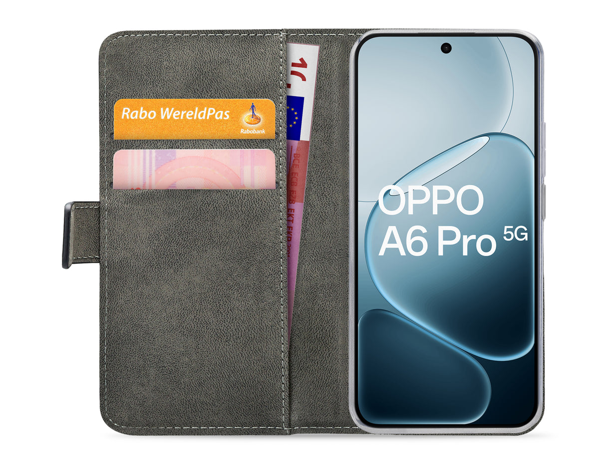 Mobilize Classic Gelly Wallet Book Case Oppo A5X Black