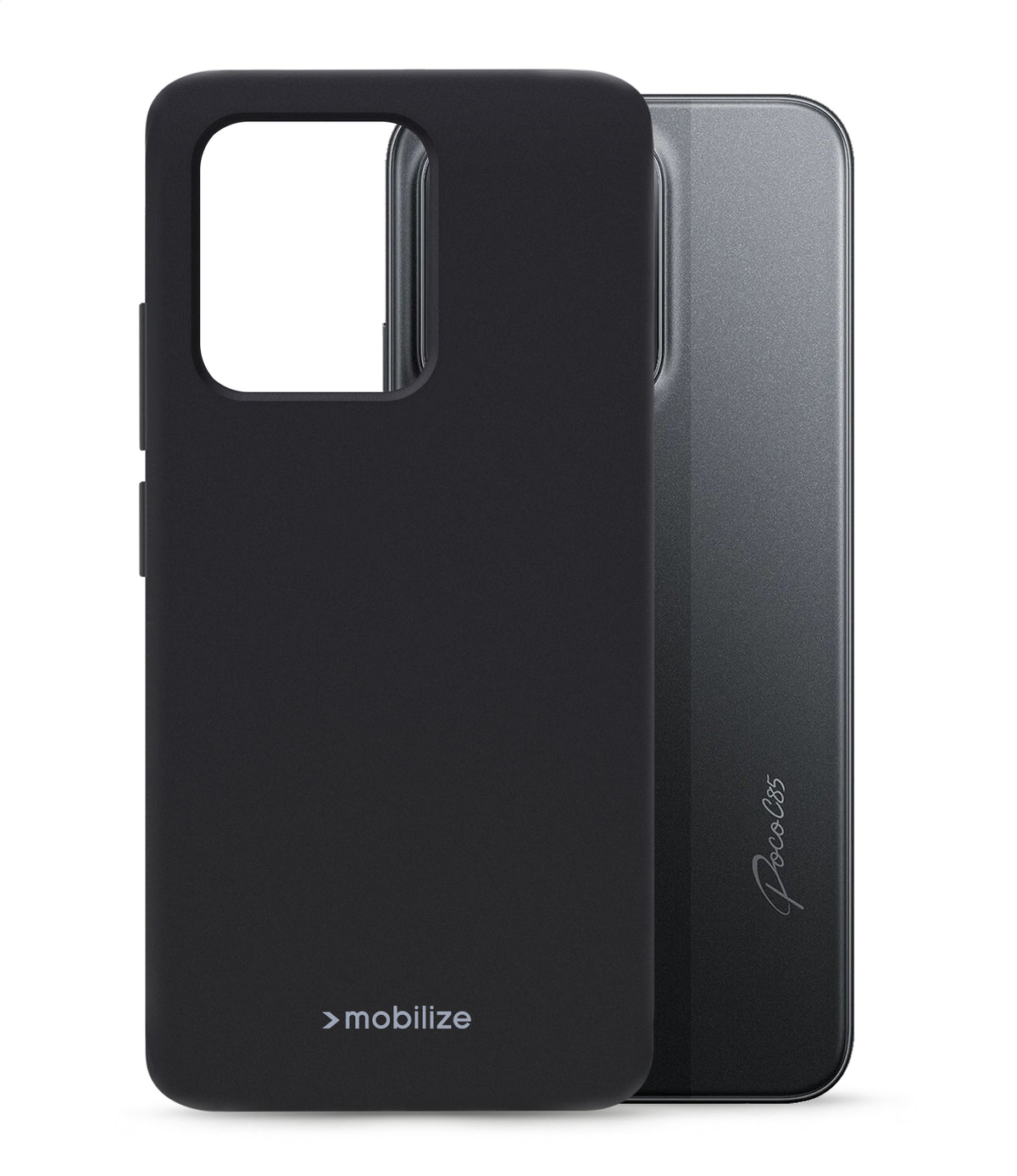 Mobilize Rubber Gelly Case Xiaomi Poco C85 Matt Black