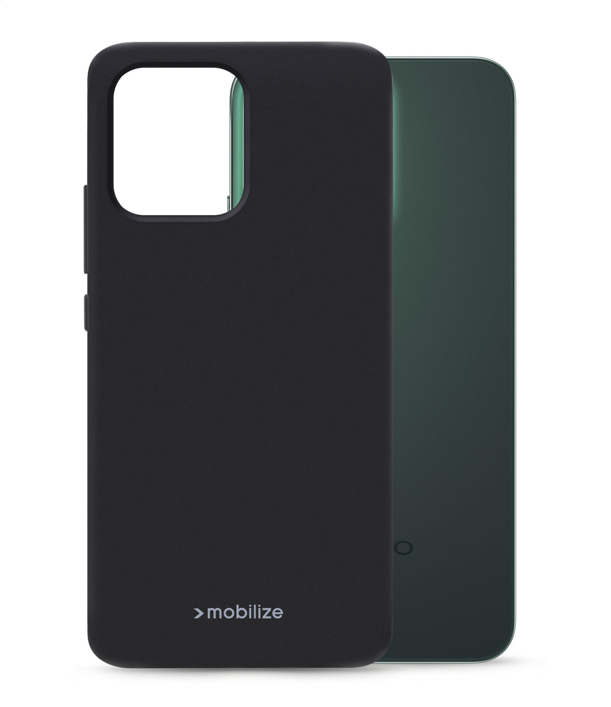 Mobilize Rubber Gelly Case Oppo Reno14 F/Reno14 Fs Matt Black