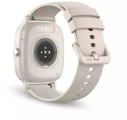 Ksix Smartwatch Pulse | Met Hartslagmeter | Beige | Voor Fitnessliefhebbers - Essentify