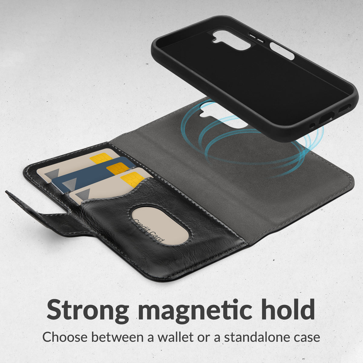 Mobilize 2In1 Magnet Gelly Wallet Case Samsung Galaxy A57 5G Black