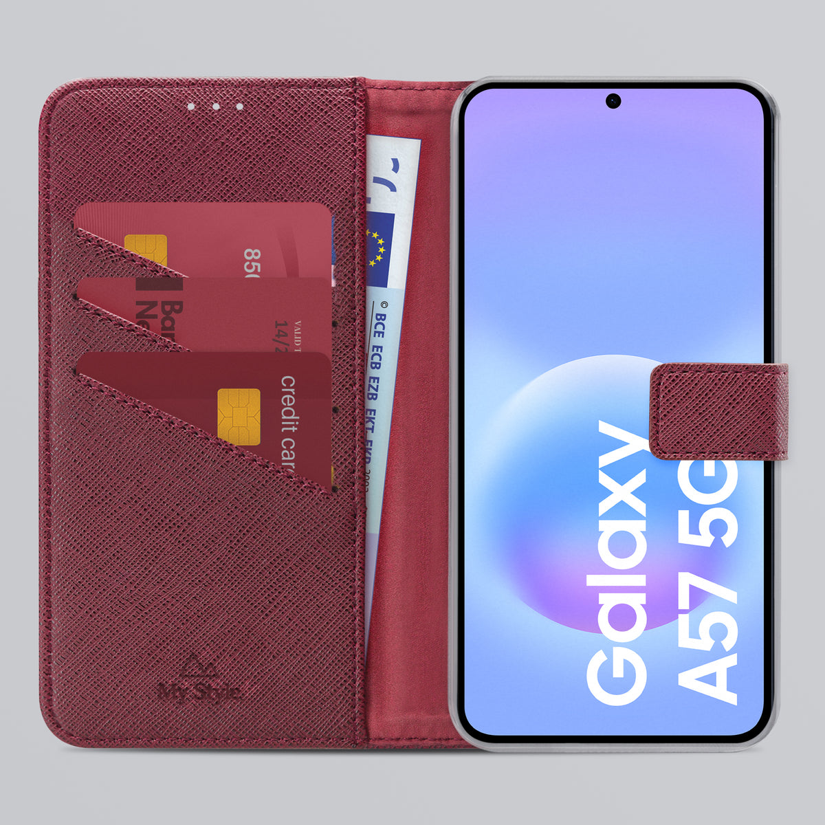 My Style Flex Wallet For Samsung Galaxy A57 5G Bordeaux