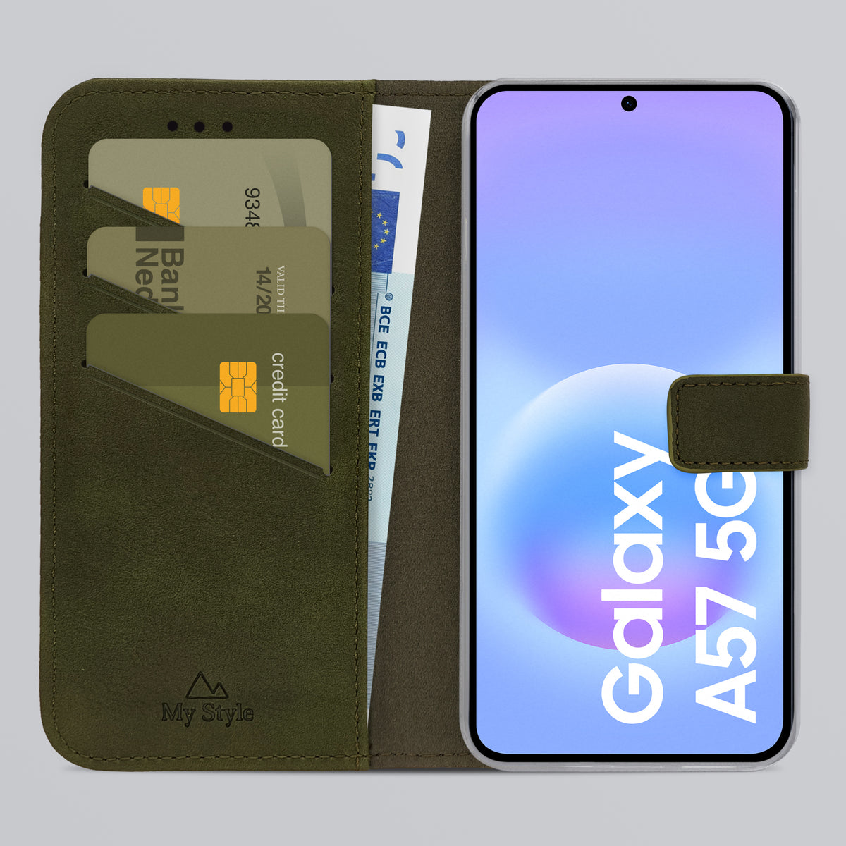 My Style Flex Wallet For Samsung Galaxy A57 5G Forest Green