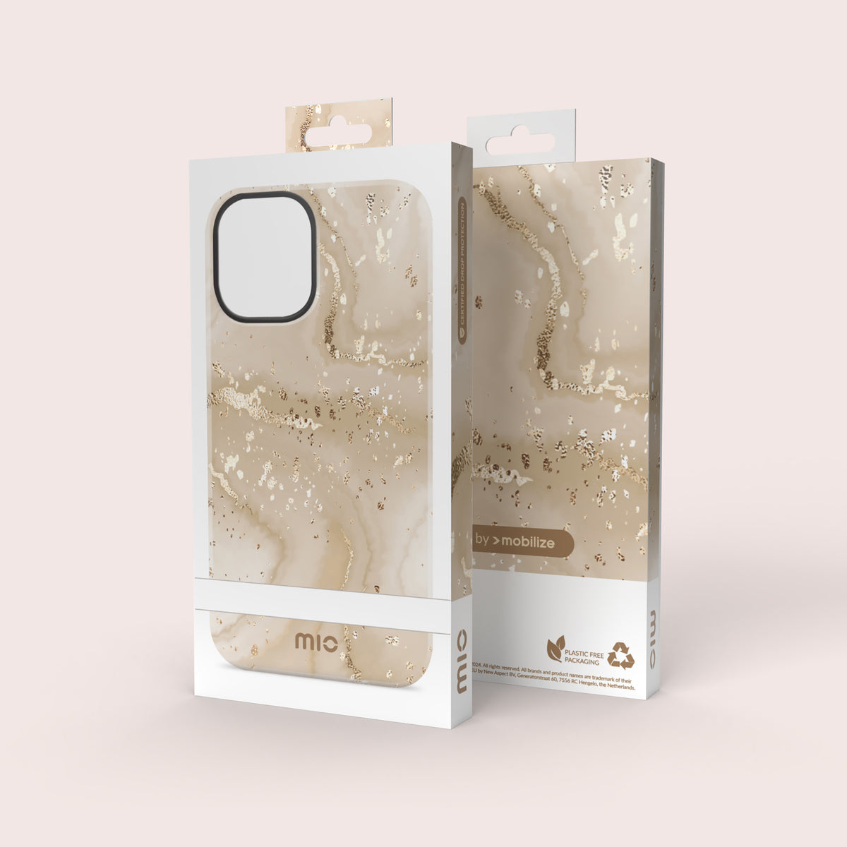 Mio By Mobilize Mio Gold Marble Magsafe Compatible For Samsung A27 5G