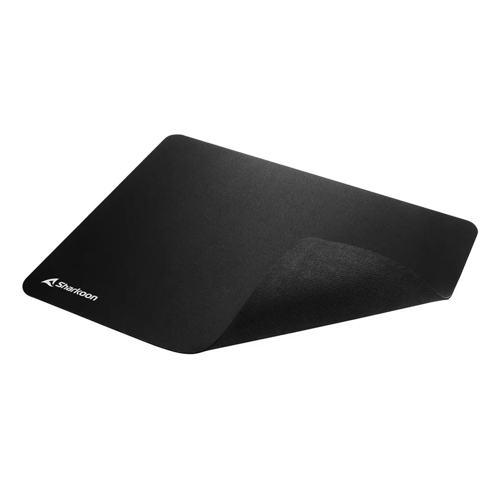 Sharkoon 1337 V2 Gaming Mat XL | Gaming-muismat | XL-formaat (444 x 355 mm) | Waterafstotend textiel | Antislip rubberen onderzijde | Zwart - Essentify