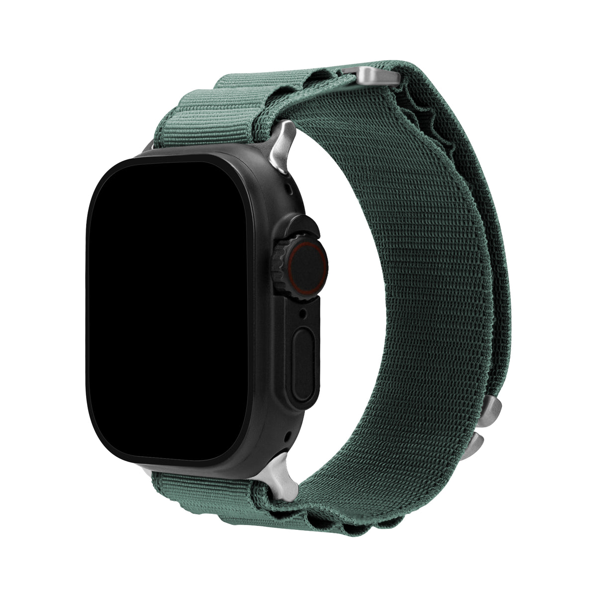 Mobilize Nylon Watch Band - Alpine - Titanium Connector - For Apple 38/40/41Mm - Green