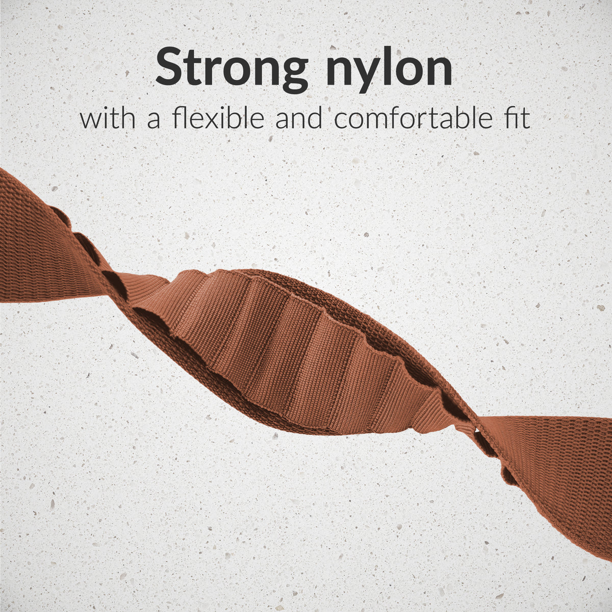 Mobilize Nylon Watch Band - Alpine - Titanium Connector - For Apple 42/44/45/49Mm - Terracotta