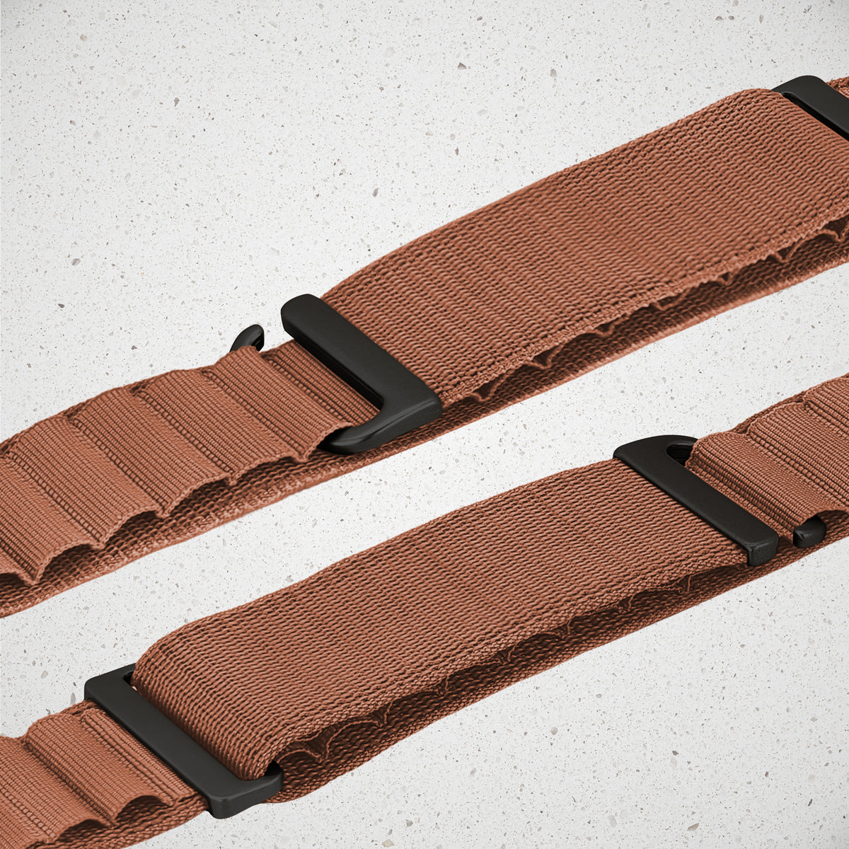 Mobilize Nylon Watch Band - Alpine - Black Connector - For Apple 38/40/41Mm - Terracotta