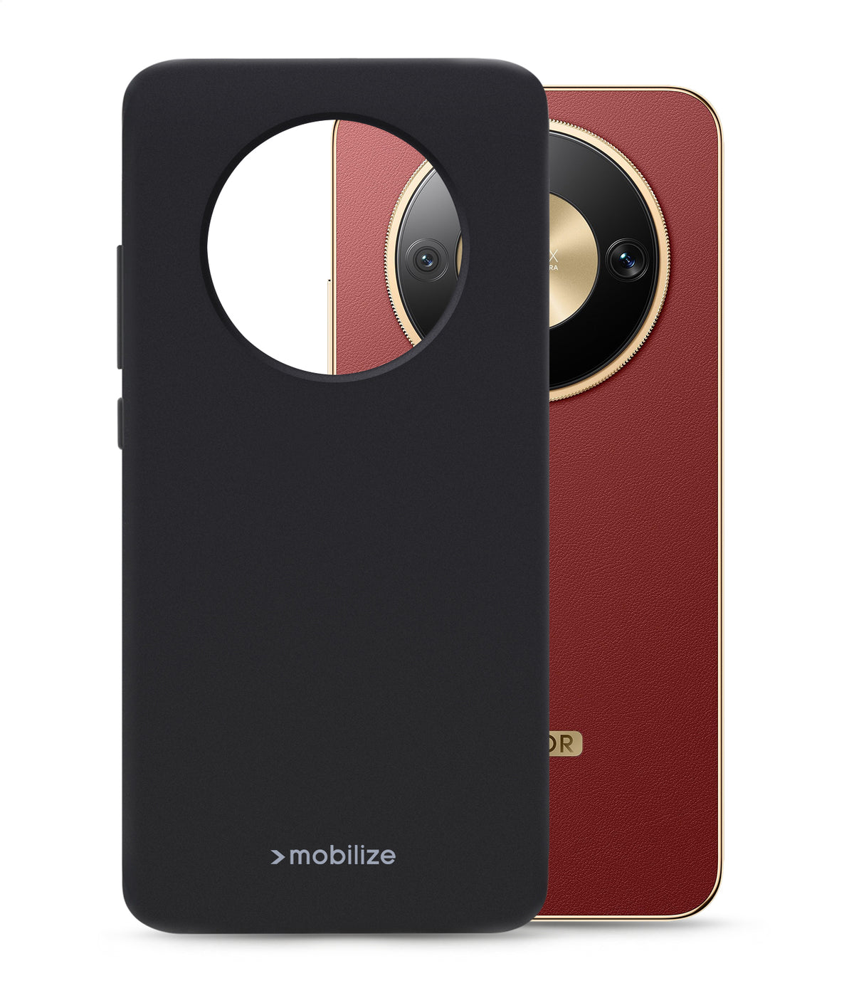 Mobilize Rubber Gelly Case Honor Magic8 Lite Matt Black