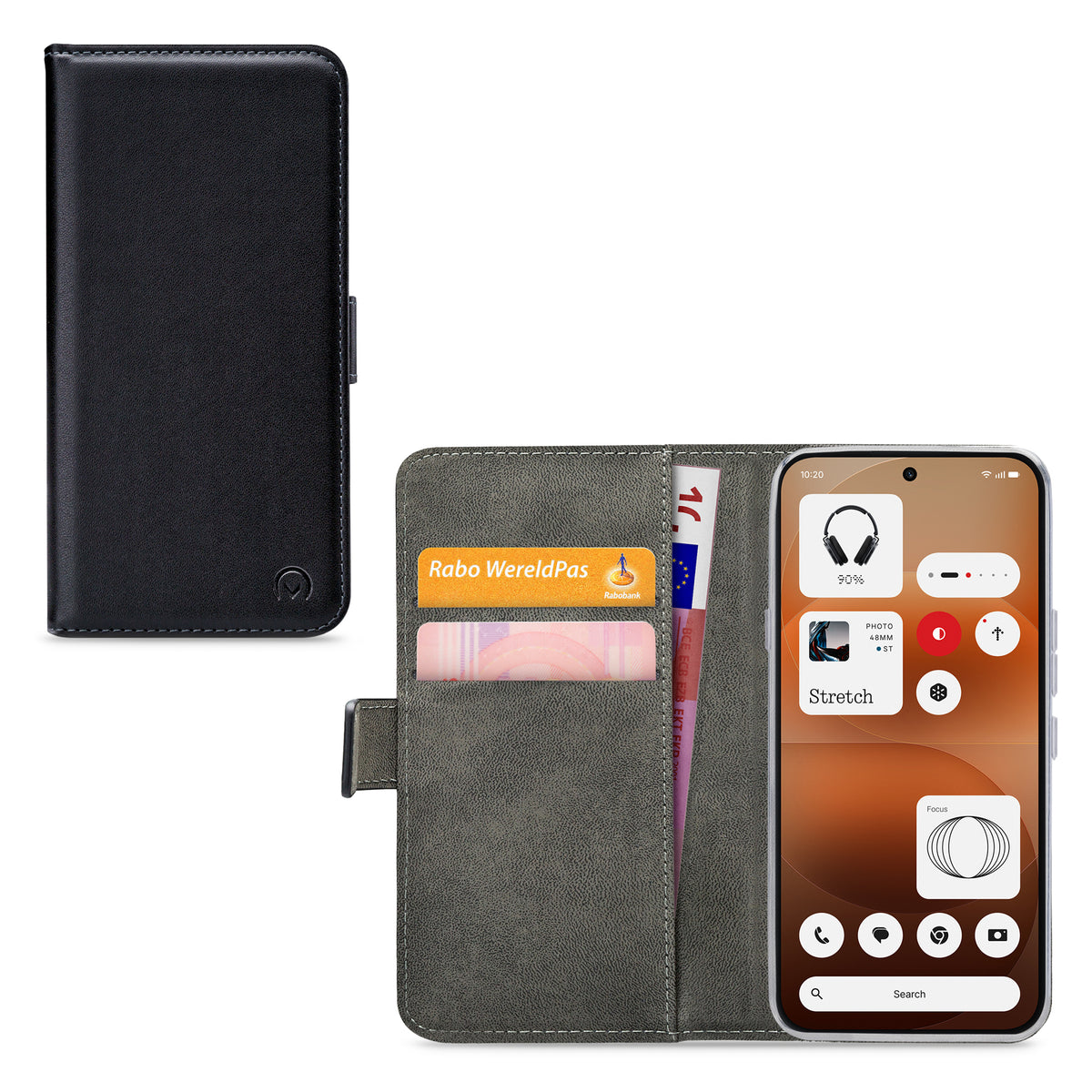 Mobilize Classic Gelly Wallet Book Case Nothing Phone (4A) Pro Black