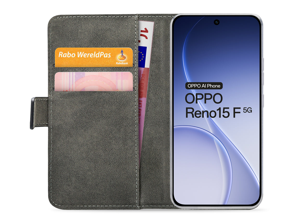 Mobilize Classic Gelly Wallet Book Case Oppo Reno15 F 5G Black