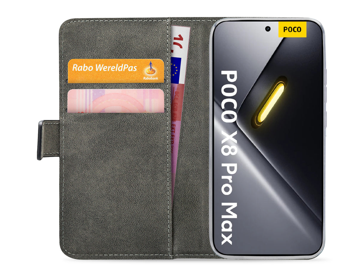 Mobilize Classic Gelly Wallet Book Case Xiaomi Poco X8 Pro Max 5G Black