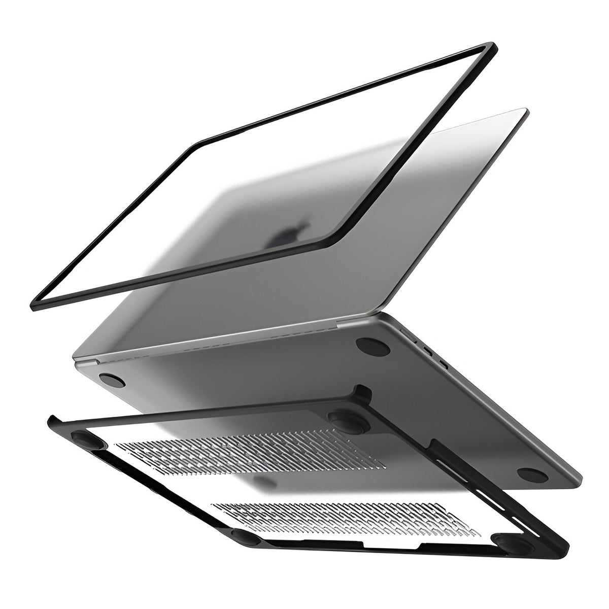 Mobilize Protection Cover For Apple Macbook Neo 13Inch (2026) Transparent Black