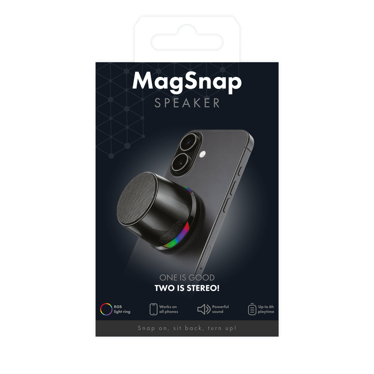My Style Magsnap Bt Speaker Magsafe Compatible Black