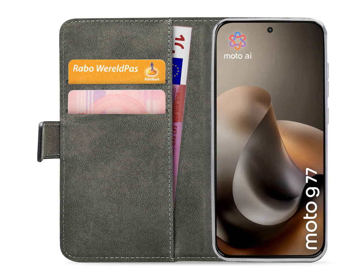 Mobilize Classic Gelly Wallet Book Case Motorola Moto G57 Power/G67 Power Black