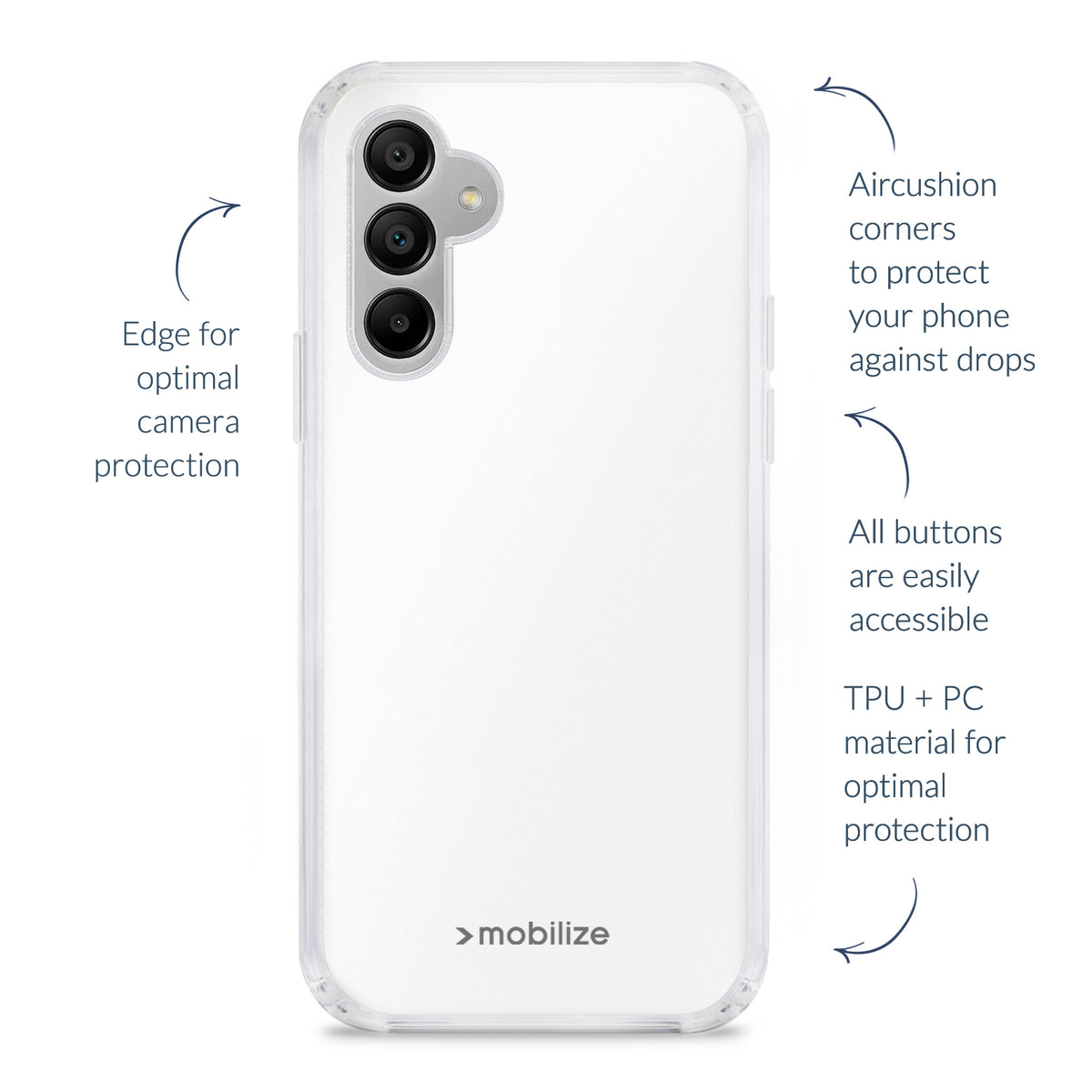 Mobilize Naked Protection Case Samsung Galaxy Xcover8 Pro 5G Clear
