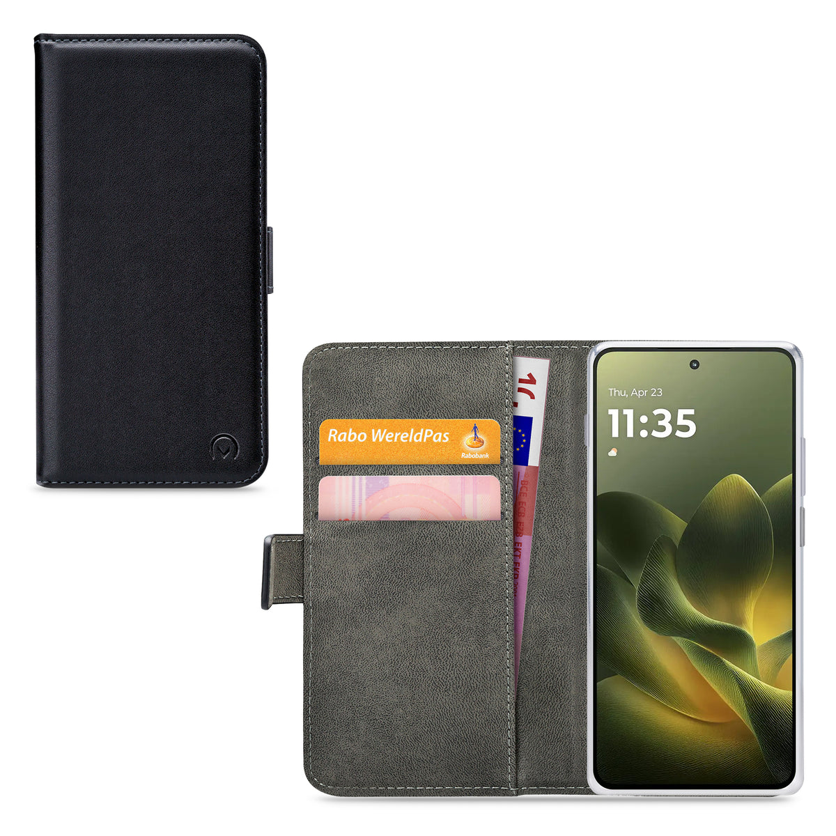 Mobilize Classic Gelly Wallet Book Case Motorola Edge 70 Pro Black