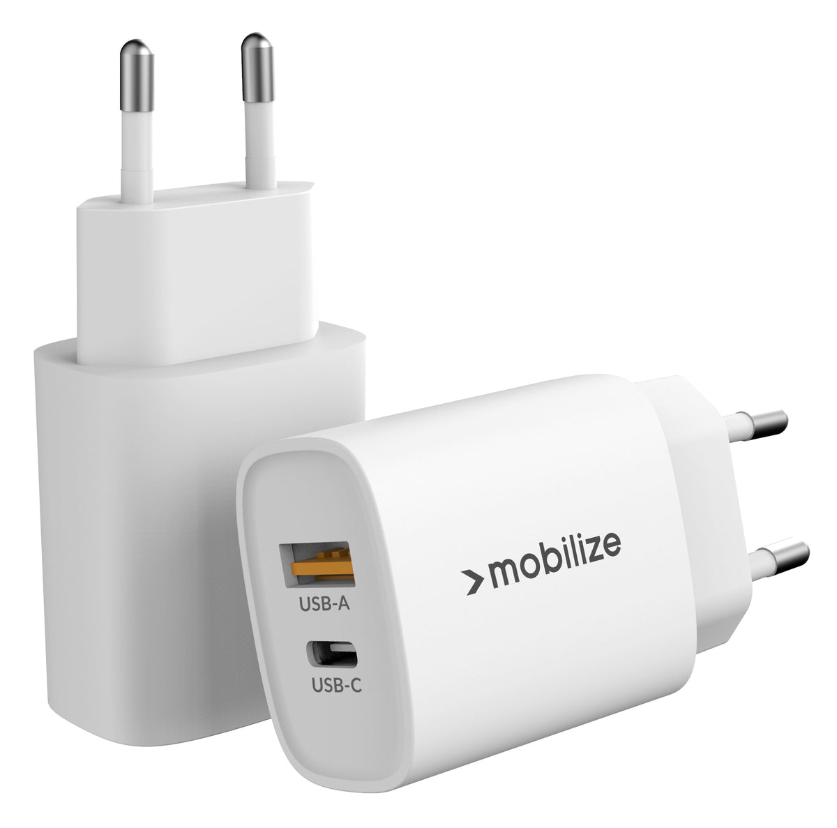 Mobilize Bulk Mobilize Wall Charger Usb-C + Usb 20W White (Bulk)