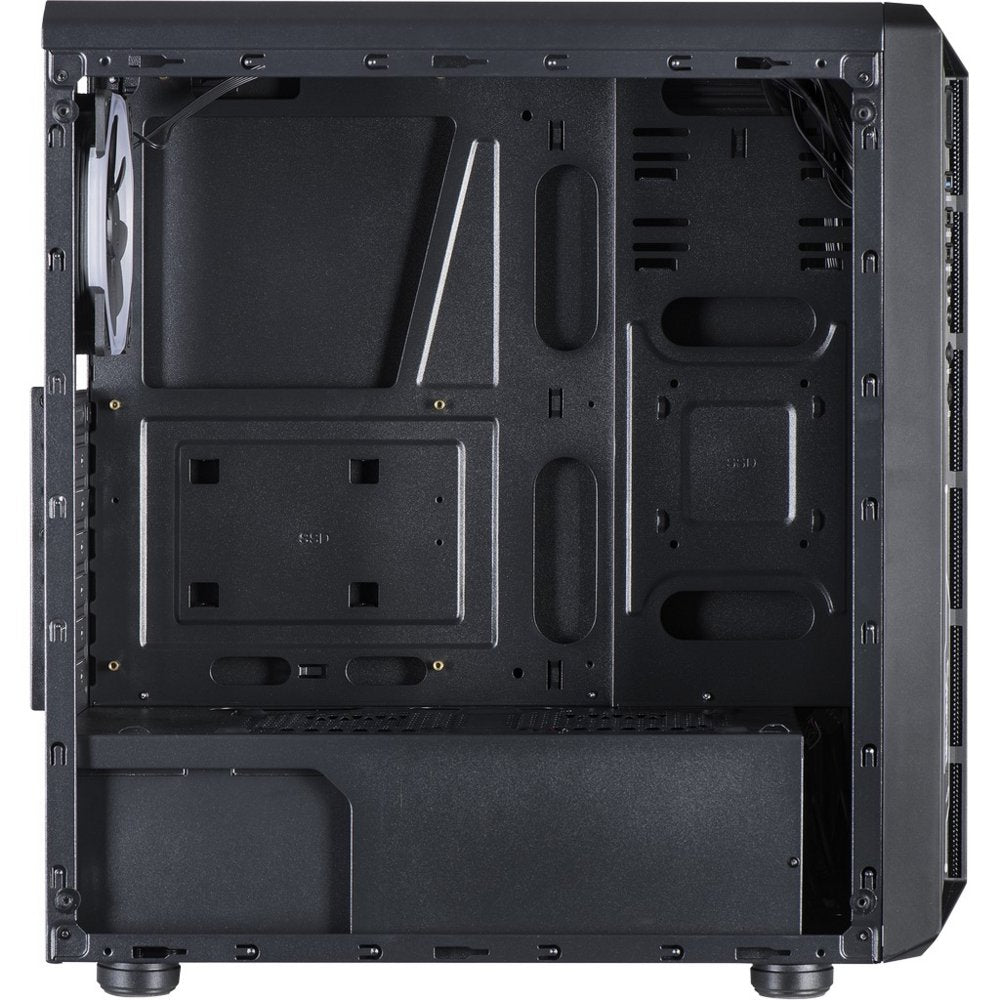Inter-Tech C-3 Saphir RGB | Midi Tower | Zwart