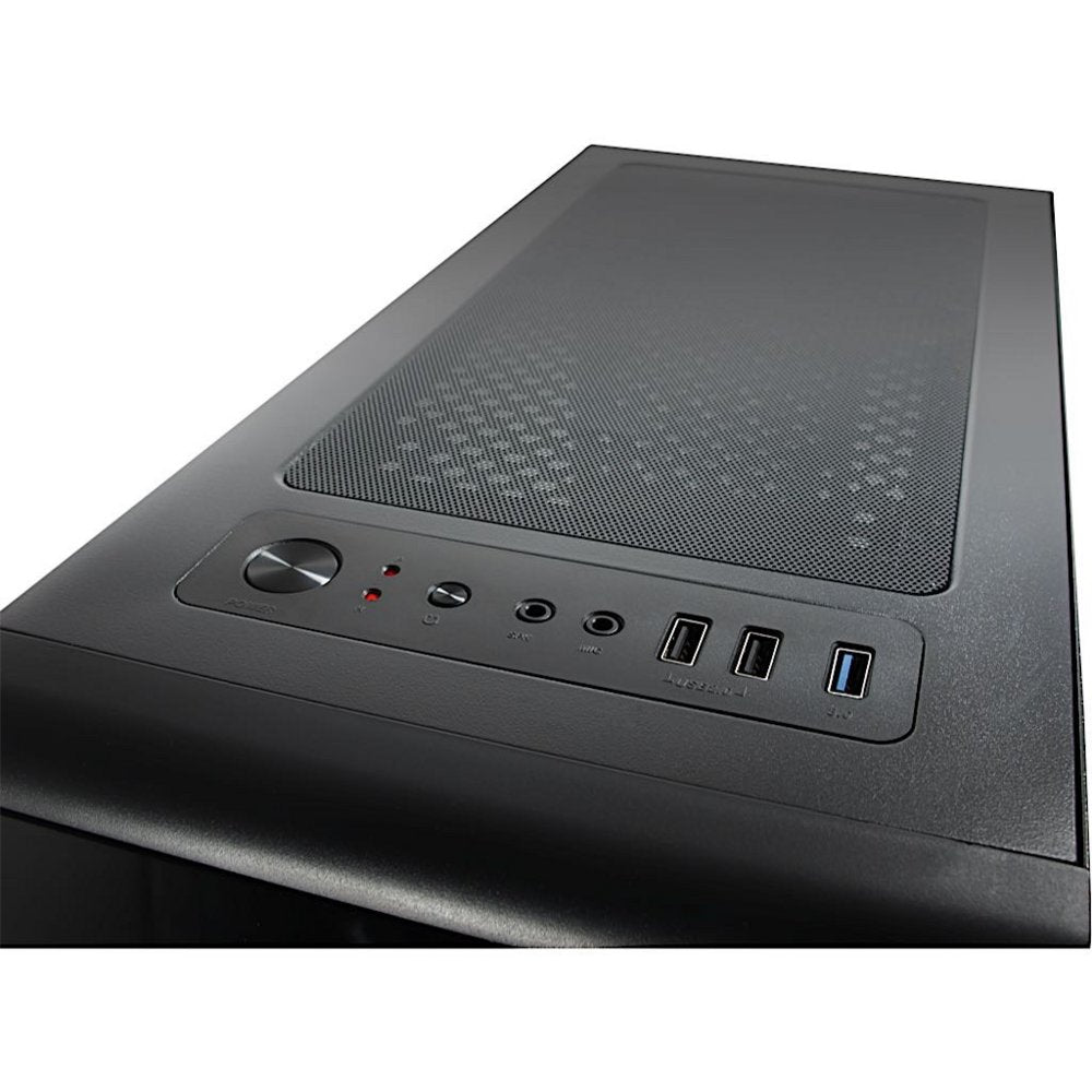 Inter-Tech CXC2 Blue Light | Midi Tower Case | Zwart