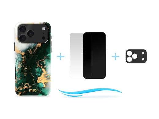 iPhone 17 Pro Max Complete Beschermingsset – Hoesje + Screenprotector + Camera Protector