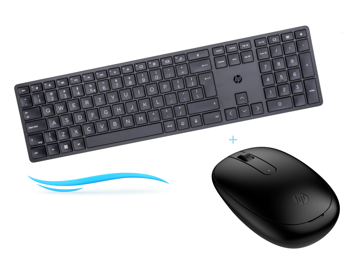 Essential Office Bundle – Pro | Draadloos Toetsenbord + Muis (HP 240 & HP 450)