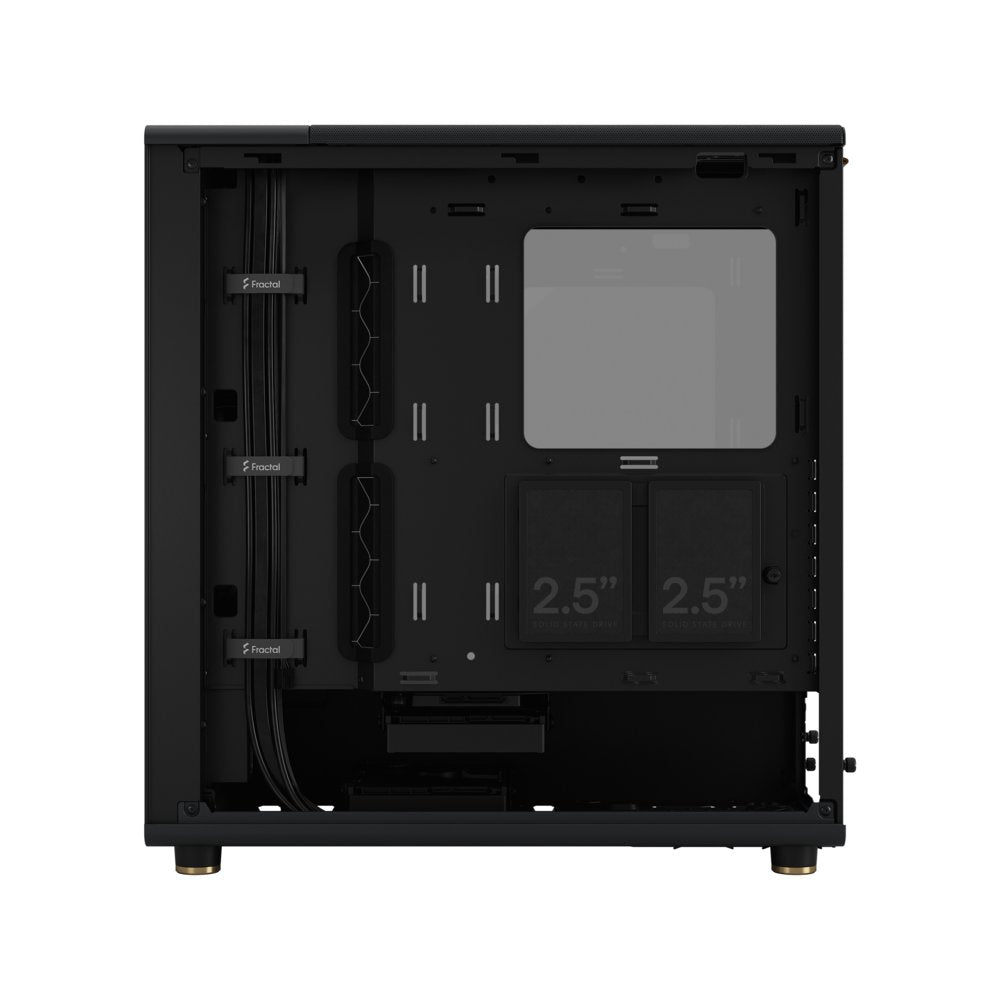 Fractal Design North TG Clear Charcoal | Midi Tower Case | Zwart