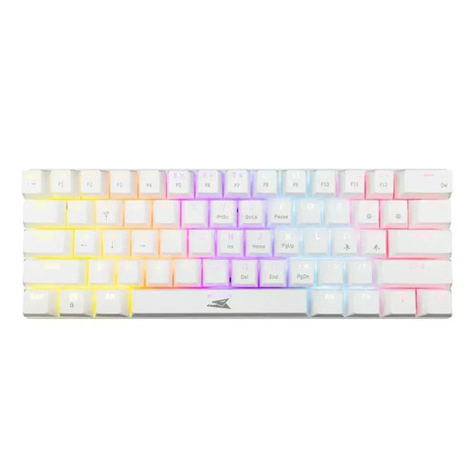 Baracuda DOLPHIN RGB 60% | Bedraad Gaming Toetsenbord | Red Switches | Anti-Ghosting | QWERTY | Wit - Essentify