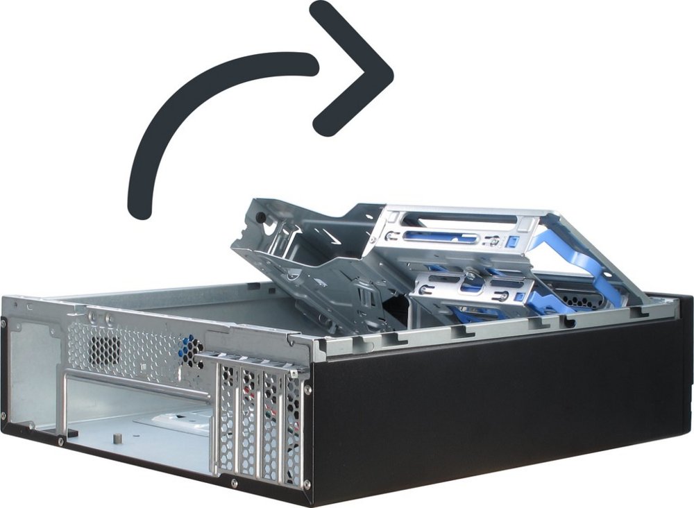 Inter-Tech IT-502 | Mini Tower Case | Zwart