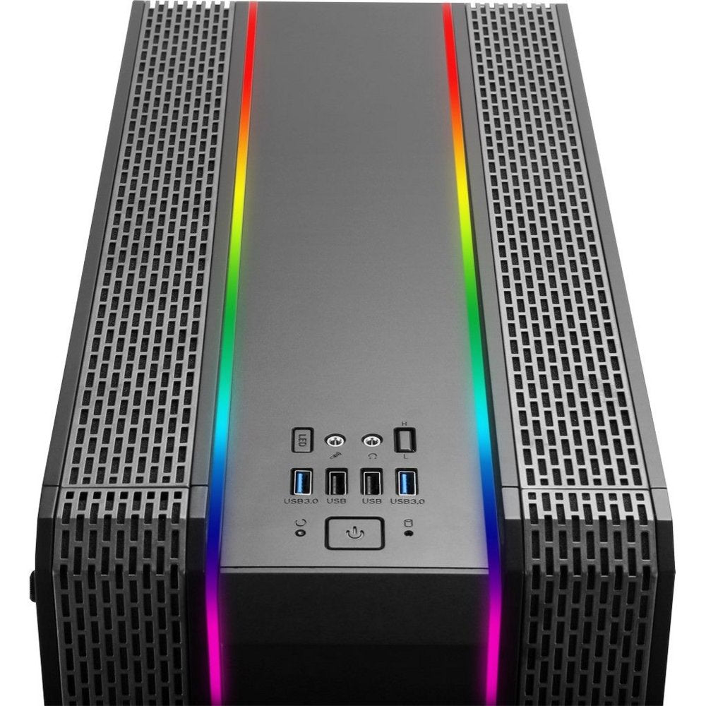 Inter-Tech S-3901 Impulse RGB | Tower Case | Zwart