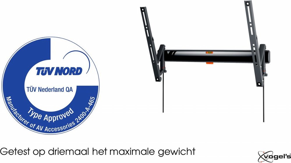 Vogel's TVM3615 | Kantelbare TV-beugel | 40-77" | max 35kg | VESA 600x400