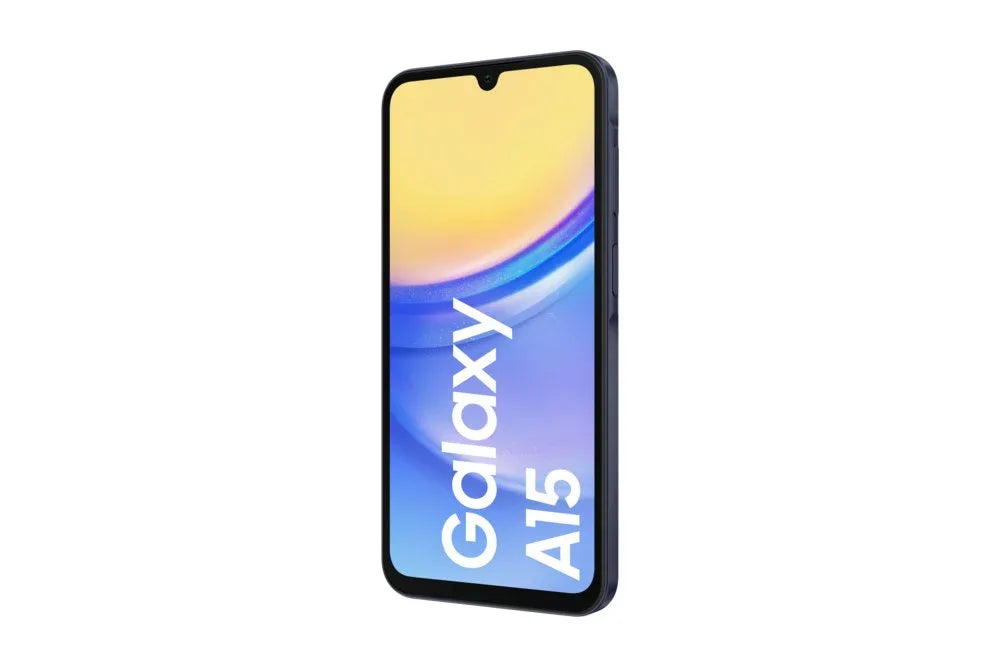 Samsung Galaxy A15 | 6.5" Display | Android 14 | 4G | 4 GB RAM | 128 GB Opslag | 5000 mAh | Zwart/Blauw - Essentify