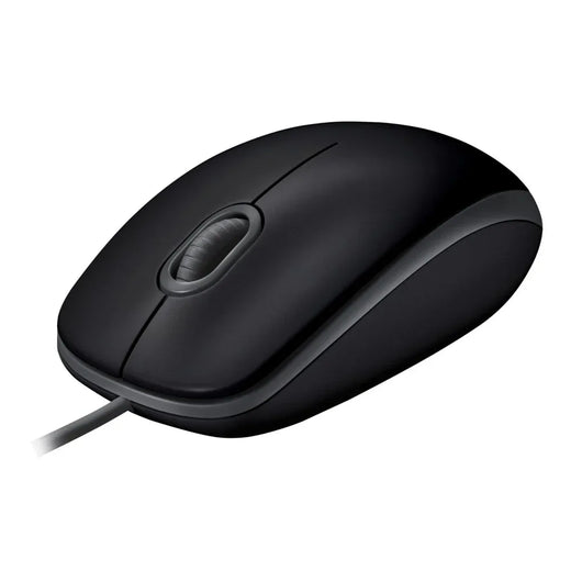 Logitech B110 Silent | Bekabelde Muis | Links- en Rechtshandig | USB-A | 1000 DPI | Zwart - Essentify