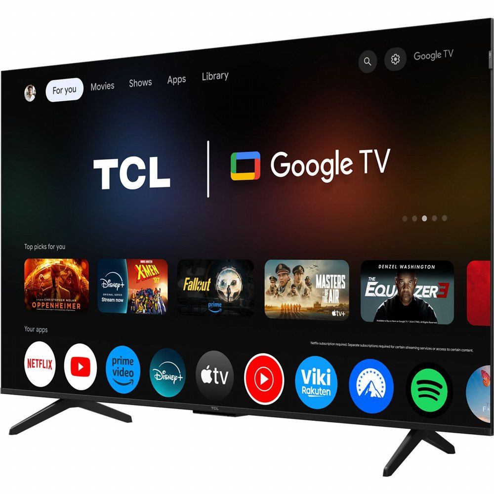 TCL 55T69C | 55'' Ultra HD 4K | QLED Smart TV | Google TV | Dolby Vision | HDMI 2.1 | 60Hz