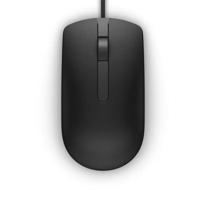 Dell MS116 | Bekabelde Muis | Links- en Rechtshandig | USB-A | 1000 DPI | Zwart - Essentify