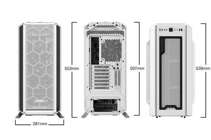 Inter-Tech X-908 Infini2 | Infinity Mirror | Tower Case | USB-C | Zwart