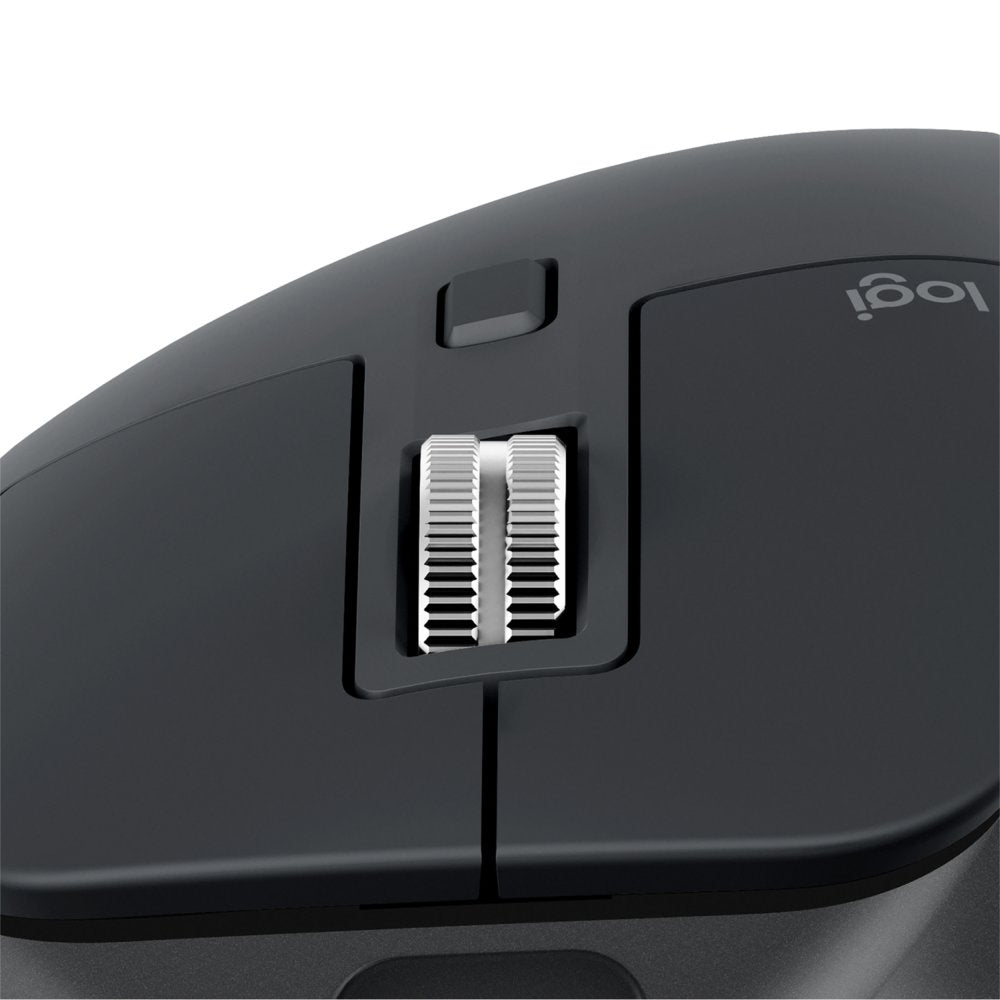 Logitech MX Master 3S | Draadloze Muis | RF-Draadloos + Bluetooth | 8000 DPI | Grafiet