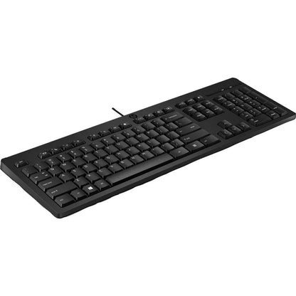 HP 125 | Bedraad Toetsenbord | USB | QWERTY US International | Zwart - Essentify