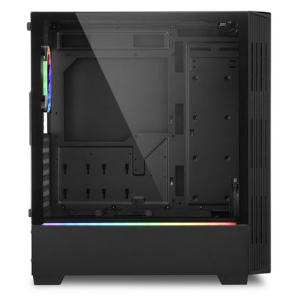Sharkoon RGB LIT 200 | Midi Tower Behuizing | Zwart