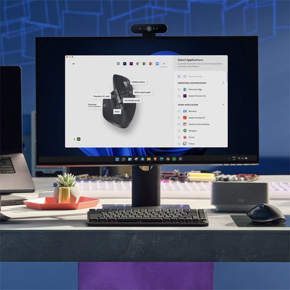 Logitech MX Master 3S | Draadloze Muis | RF-Draadloos + Bluetooth | 8000 DPI | Grafiet