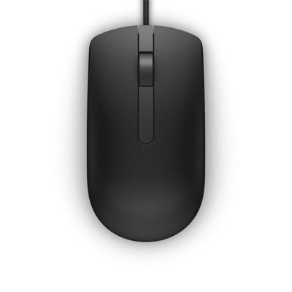 Dell MS116 | Bekabelde Muis | Links- en Rechtshandig | USB-A | 1000 DPI | Zwart - Essentify