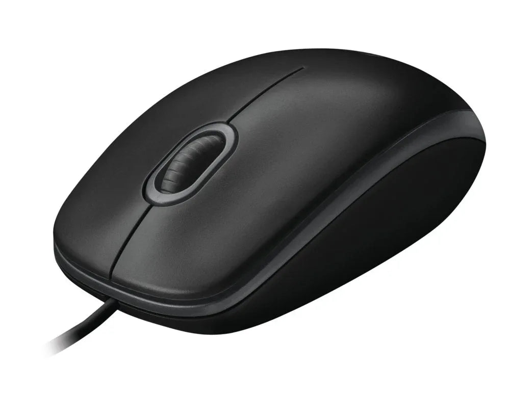 Logitech B100 | Bedrade Muis | Links- en Rechtshandig | USB-A | 800 DPI | Zwart - Essentify