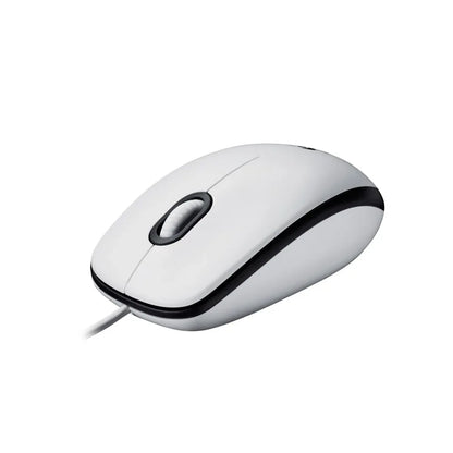 Logitech M100 | Bekabelde Muis | Links- en Rechtshandig | USB-A | 1000 DPI | Wit - Essentify