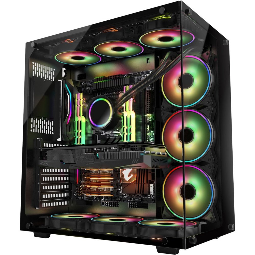Inter-Tech C-701 Panorama | Full Tower Case | Zwart