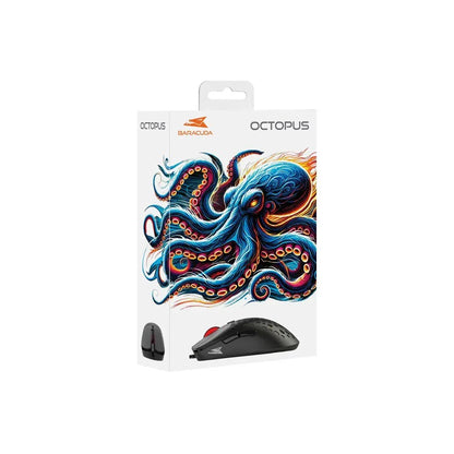 Baracuda OCTOPUS RGB | Bekabelde Gaming Muis | Rechtshandig | USB-A | 3600 DPI | Zwart - Essentify