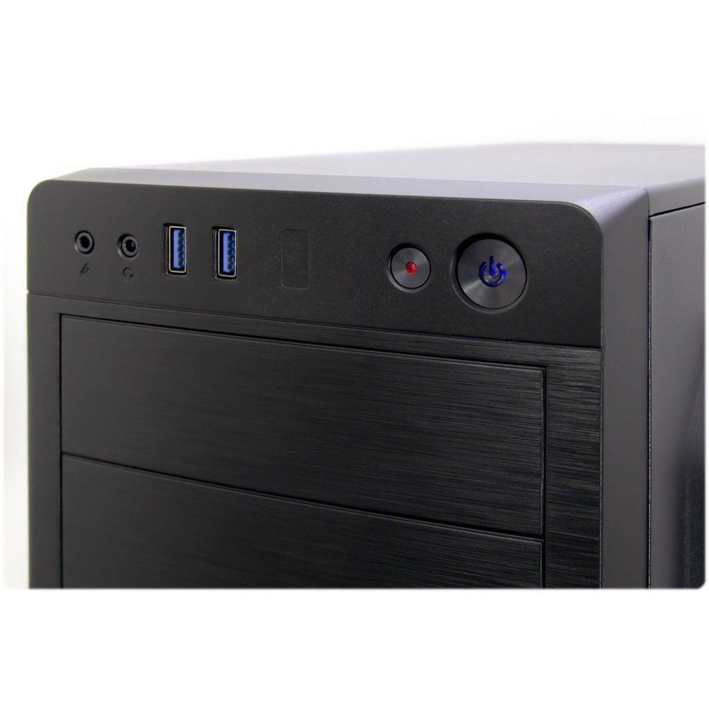 Inter-Tech IT-5916 | Midi Tower Case | 500 Watt Voeding | Zwart