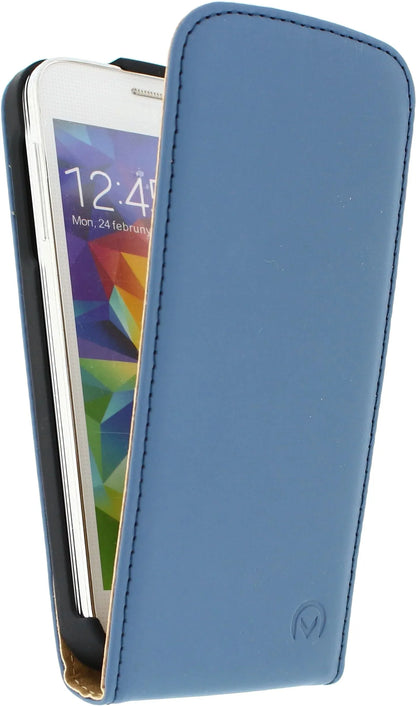 Mobilize Ultra Slim Flip Case Samsung Galaxy S5 Mini Dark Blue - Essentify